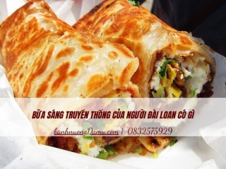 Bữa sáng truyền thống của người Đài Loan có gì?