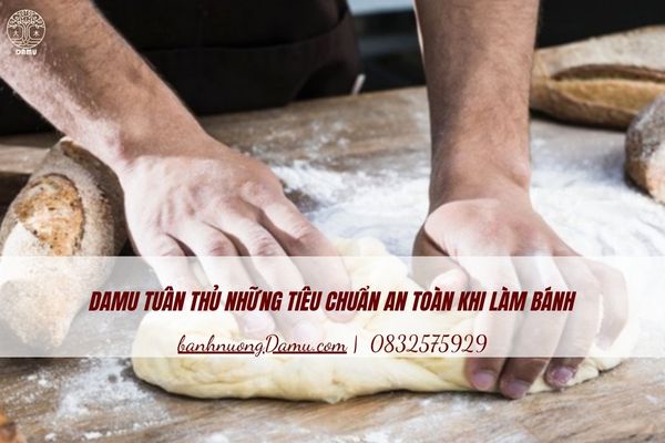 quy trình làm bánh của Damu